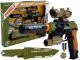 Set Militar con Pistola, Rifle, Cuchillo y Medalla – Efectos de Luz y Sonido