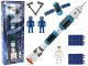 Set de Misión Espacial con Cohete Modular y Astronautas - 20 Piezas