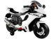 Moto Eléctrica para Niños TR1603 6V Color Blanco – Motor de 35W, Luces Frontales y Panel de Música