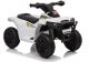 Quad Eléctrico Infantil XH116 Blanco con Motor de 35W y Batería 6V - Velocidad hasta 4 km/h