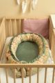 Velvet Baby Nest/baby Cocoon – SQUARE GREEN