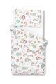 Ropa de Cama Infantil de 2 Piezas Planetas 100x135 cm - Algodón 100% con Cremallera