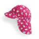 Gorra de Protección Solar Bebés y Niñas Frambuesa