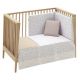 Juego de 2 Piezas Colcha y Protector de Cuna Greeny Beige 60x120x3 cm
