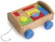 Juego construcción de madera para arrastrar - 14 piezas