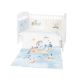 Juego de 2 piezas para cuna de 60 x 120 cm The fish Panda 