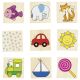 Juego de memoria, colores