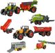 Juego de 6 dispositivos agrícolas para niños tractores y remolques