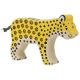Figura de madera Leopardo Holztiger