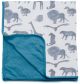 Manta para cuna Snoozebaby Azul Tormenta 1 tog , 100 x 150 cm