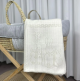 Manta reversible Conejitos color Crema Suave 100 x 150 cm