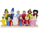 Set de 12 marionetas de dedos de personajes fantásticos, de Goki