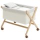 Minicuna Tijera de Madera Cambrass, Elegancia y Movilidad para tu Bebé Color gris