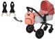Mochila Rosa para cochecito de Bebé
