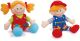 Muñecos de tela Chiara y Massimo