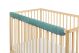 Protector de Cuna 'Nepal Verde' en Terciopelo: Seguridad y Confort, 116 cm