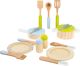 Set de Platos, Ollas y cubiertos - Juguete de madera