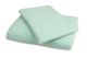 Funda de Edredón y Almohada para Cama de 100 x 135 cm. Tejido Muselina Menta