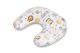 Almohada de Lactancia en Muselina - Zodiaco Gris