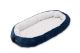 Nido para Bebés Minky - Lunares Navy y Azules