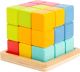 Puzzle Cubo Tetris 3D - 8 piezas