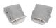 Manoplas grises Minky para silla de Paseo , Sensillo