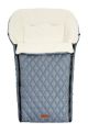 Saco para silla de Paseo Acolchado Polar Impermeable color grafito