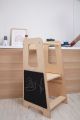 Torre de aprendizaje con pizarra