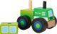 Tractor de madera - Juguete apilable