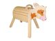 Vaca de madera para Montar