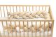 Protector trenzado para Cuna Plantas Beige , 210 cm 