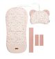 Set de Lujo para Cochecito de Bebé Terciopelo - Caballo Mecedor Rosa