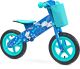 Bicicleta de madera para Niños Zap en color Azul diseño Perritos