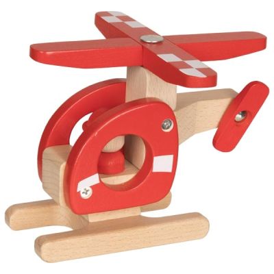 Helicóptero de madera